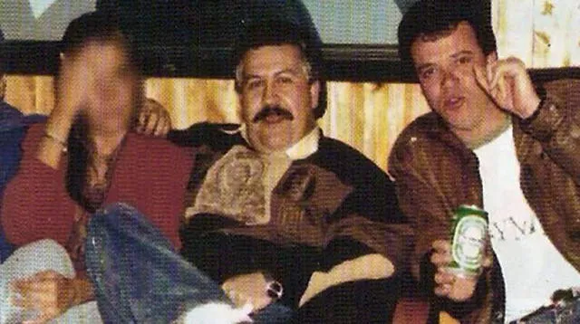 Popeye junto a Pablo Escobar