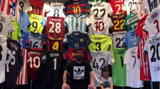 Messi en su museo personal