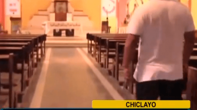Roban en iglesia de Chiclayo y arrasaron hasta con los vinos de la consagración