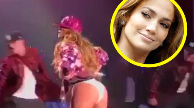 Así de atrevida se mostró Jennifer Lopez durante su reciente concierto en Las Vegas