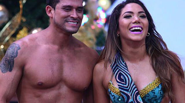 El cantante Christian Domínguez e Isabel Acevedo son pareja y concursan en 'El gran show'