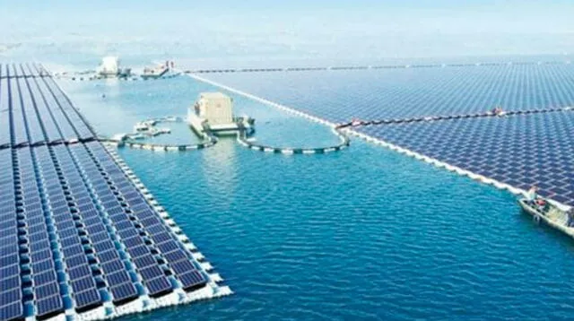 China inauguró la planta flotante de energía solar más grande del mundo