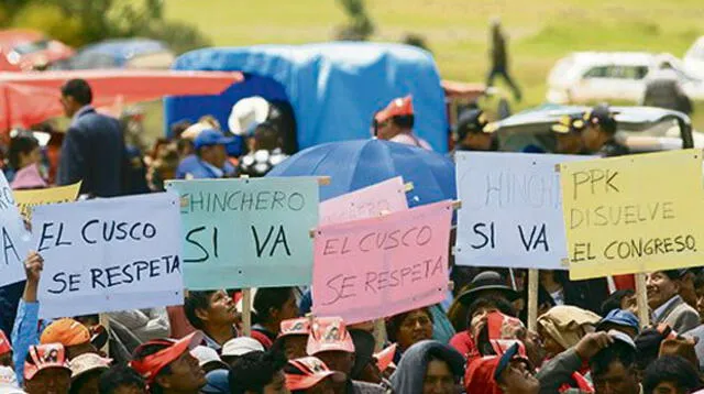 Inició paro de 24 horas para exigir construcción de aeropuerto Chincheros en el Cusco