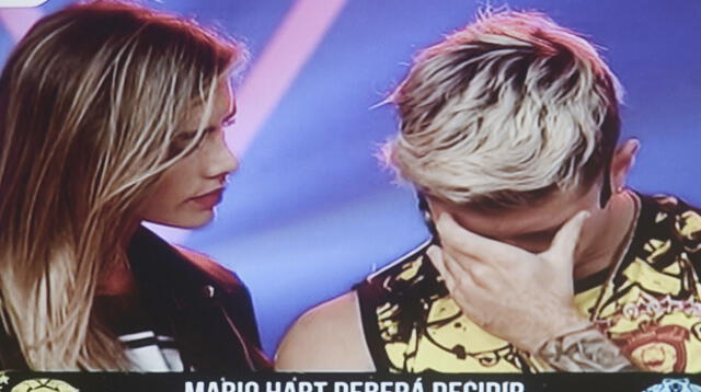 Mario Hart en su peor momento, llora en pleno programa