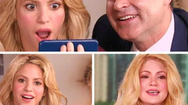 Shakira se quedó sin palabras cuando vio a su imitadora