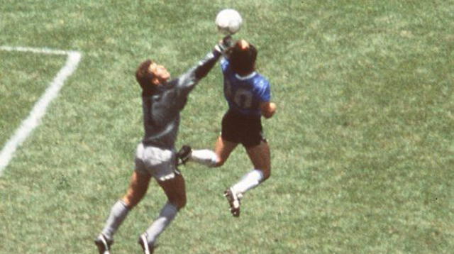 La 'Mano de Dios', el polémico gol de Maradona a Inglaterra