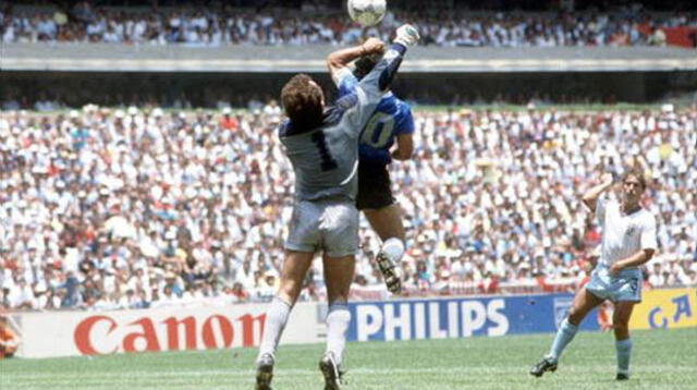 La 'Mano de Dios', el polémico gol de Maradona a Inglaterra