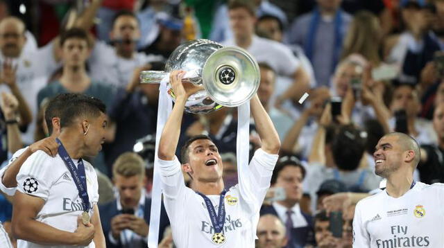 Cristiano Ronaldo ya ganó dos títulos de la Champions League con Real Madrid y va por la tercera