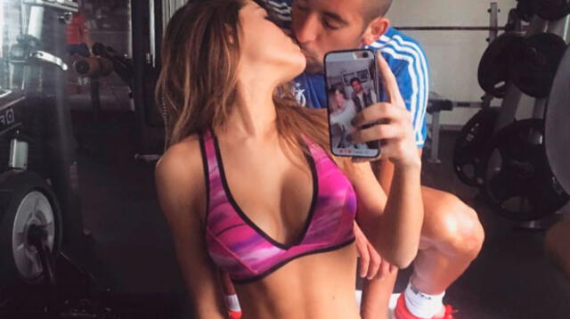 Mauricio Isla compartió apasionada rutina de ejercicios con su novia