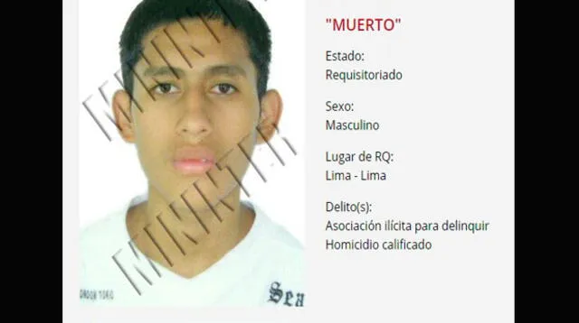 Figuraba en lista de los más buscados por el delito de homicidio