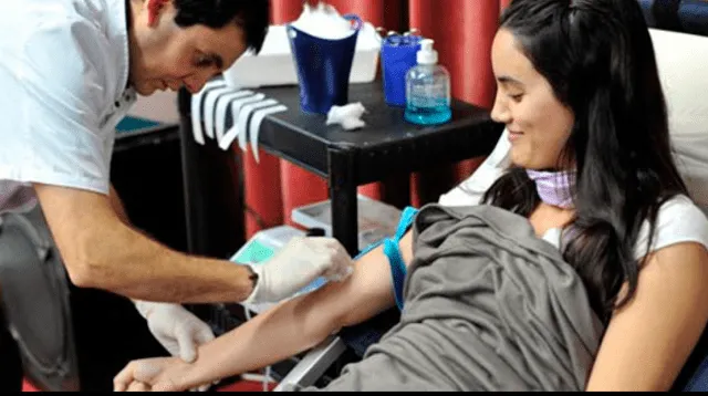 Un donante de sangre en el Perú puede salvar la vida de 12 pacientes