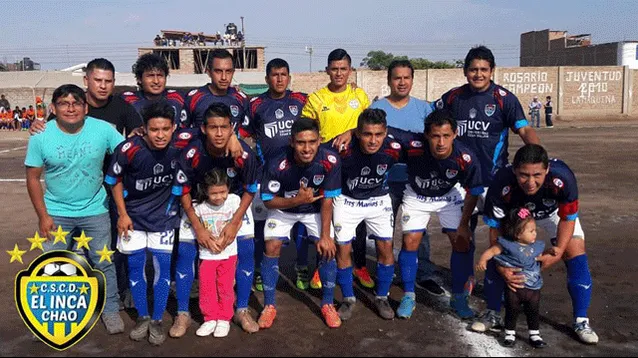 Este es el equipo de Inca de Chao que será gran animador en la Departamental. FOTO: Futboltrujilano. com