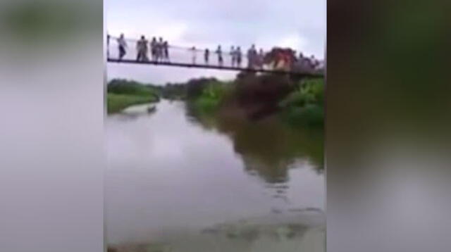 Puente ha dejado incomunicado a dos localidades