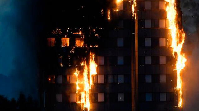 Residentes arrojaron bebés por ventanas en llamas en incendio en Londres