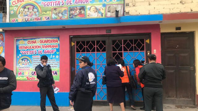 El Ministerio Público de Lima Sur clausuró la cuna guarderia "Gotitas de Amor" en San Juan de Miraflores
