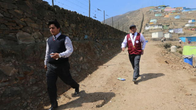 Juez inspeccionó el "Muro de la Verguenza" que divide La Molina de Villa María del Triunfo