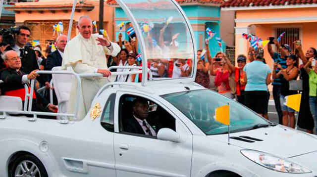 Papa Francisco usará papamóvil durante su visita al Perú