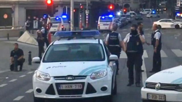 Hombre detona explosivo en estación central de trenes de Bruselas