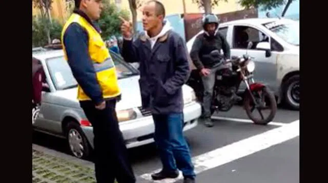 Taxista amenaza de muerte a inspector del Metropolitano 