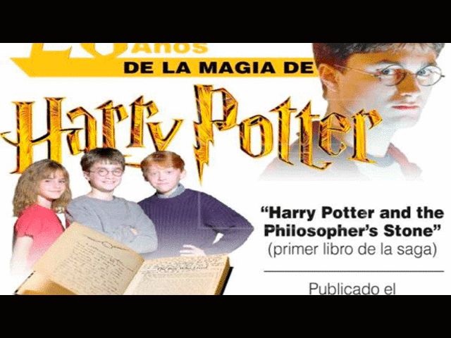 Harry Potter cumple 20 años desde el primer libro