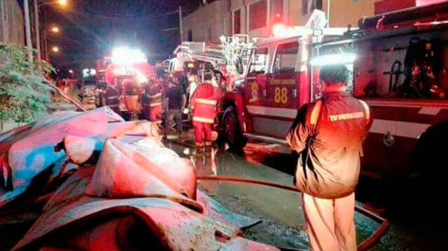 Incendio en Chiclayo deja varios fallecidos
