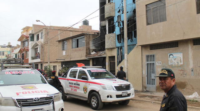 Ministerio Público inició investigación por incendio en edificio de Chiclayo