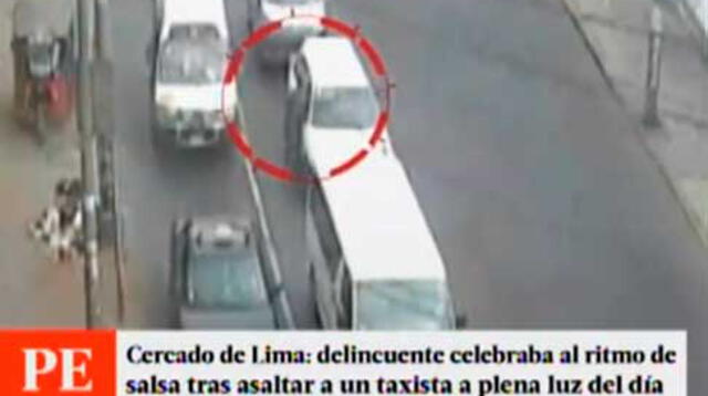 Ladrón bailaba salsa y luego robaba a pasajeros en Cercado de Lima