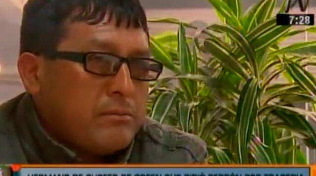 Hermano del chofer del bus accidentado en cerro San Cristóbal pide perdón