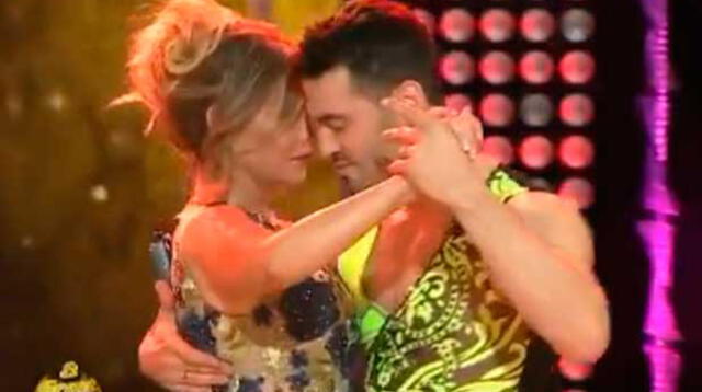 Gisela disfrutó de bailar tango