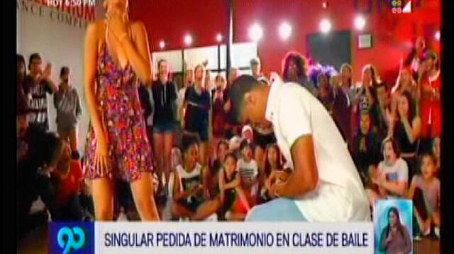 Profesor de baile sorprendió a su novia con pedida de mano en danza 
