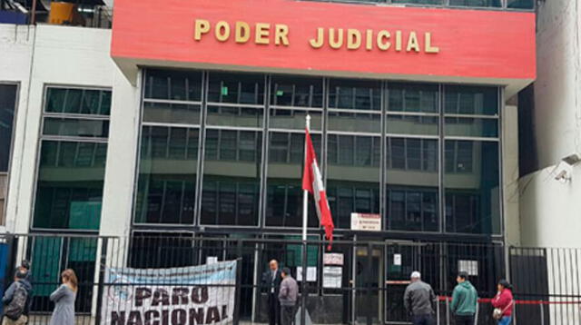 Trabajadores del Poder Judicial a nivel nacional realizaron paro de 24 horas 