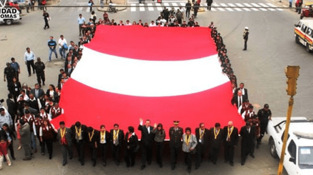 La bandera más grande del Perú flameará en Comas durante Fiestas Patrias