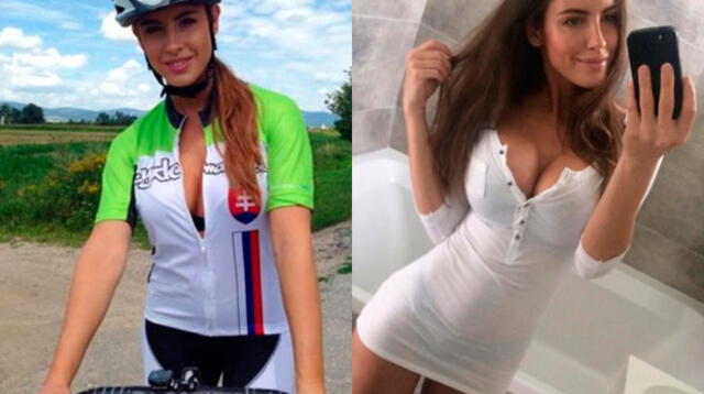 Conoce a Lucía Javorcekova la ciclista que alborota Instagram con sus desnudos FOTOS El Popular