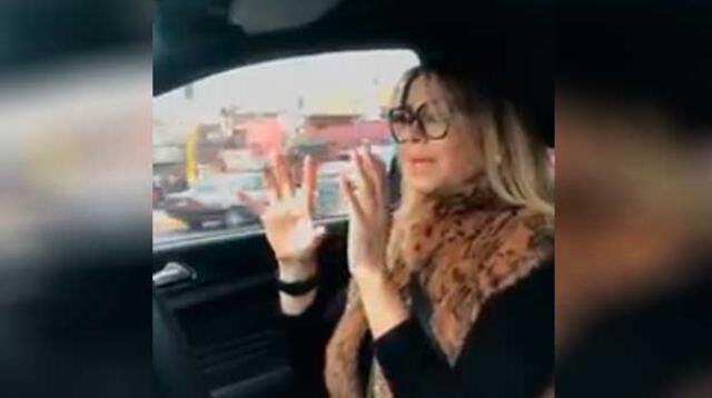 Gisela nuevamente es criticada por no tener una correcta actitud frente al volante