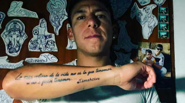 Brian Sarmiento y su polémica tatuaje que fue mostrado en Instagram