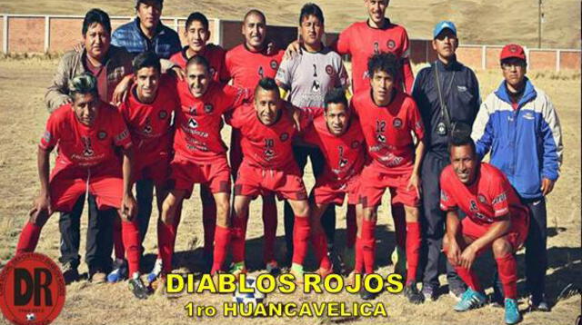 Diablos Rojos campeon de Huancavelica. FOTO: Copa Perú