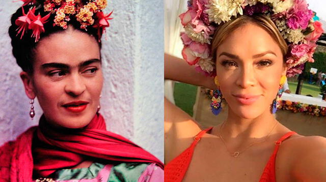 Sheyla Rojas sorprende con su parecido a la artista mexicana Frida Kahlo