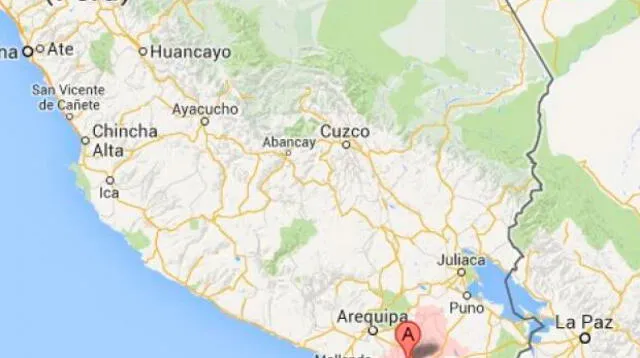 Tres sismos remecen el Perú en las ultimas horas