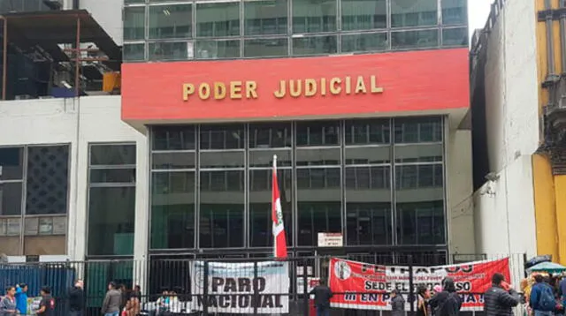 Trabajadores del Poder Judicial acataron paro de 48 horas a nivel nacional