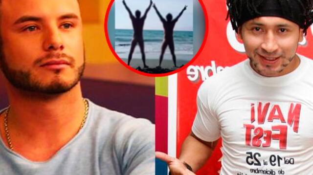 Zumba y Jenko del Río imitaron íntima foto que Mario Hart y Korina Rivadeneira hicieron