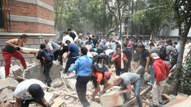El terremoto en México ha dejado hasta el momento 5 fallecidos.