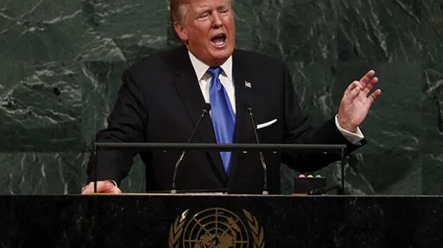 Donald Trump brindó su primer discurso en la ONU.