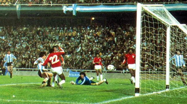 Argentina goleó 6-0 a Perú en el Mundial del 78