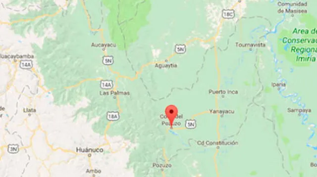 Sismo de 4.2 grados sorprendió a la población de Huánuco esta tarde