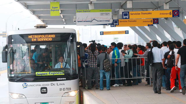 Servicio de Metropolitano será parcialmente restringido