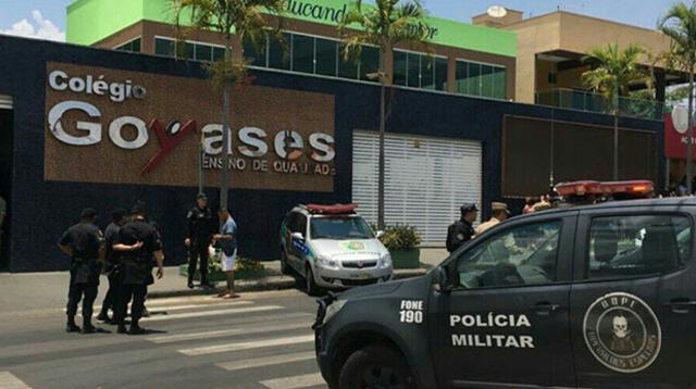 Estudiante disparó a quemarropa en su aula y deja dos muertos en un colegio de Brasil