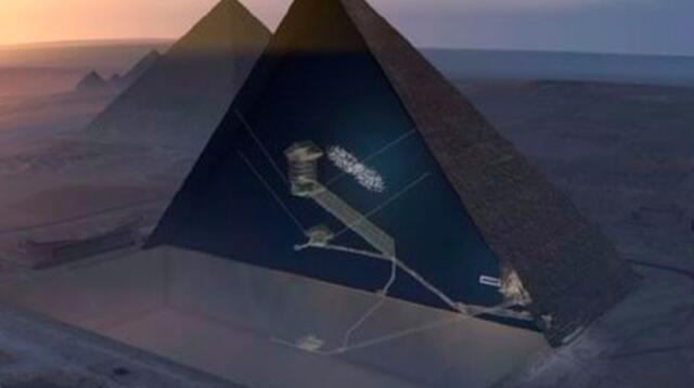 Cámara secreta en pirámide de Keops