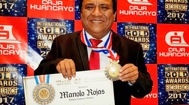 Manolo Rojas fue otro premiado en el Marriott