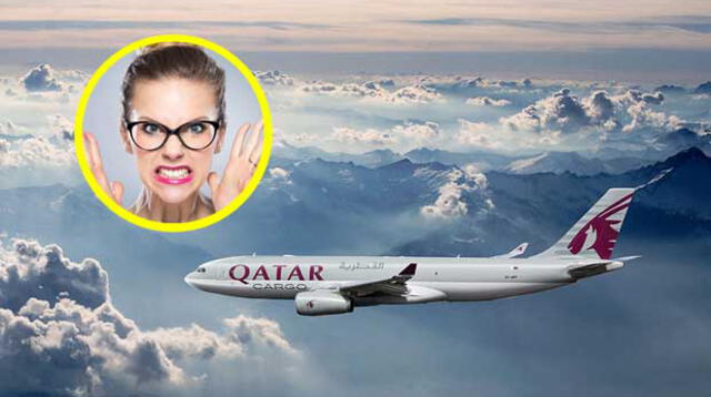 Mujer despechada provocó un escándalo en pleno vuelo