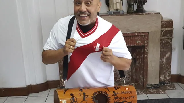 Marco Romero orgulloso de ser peruano